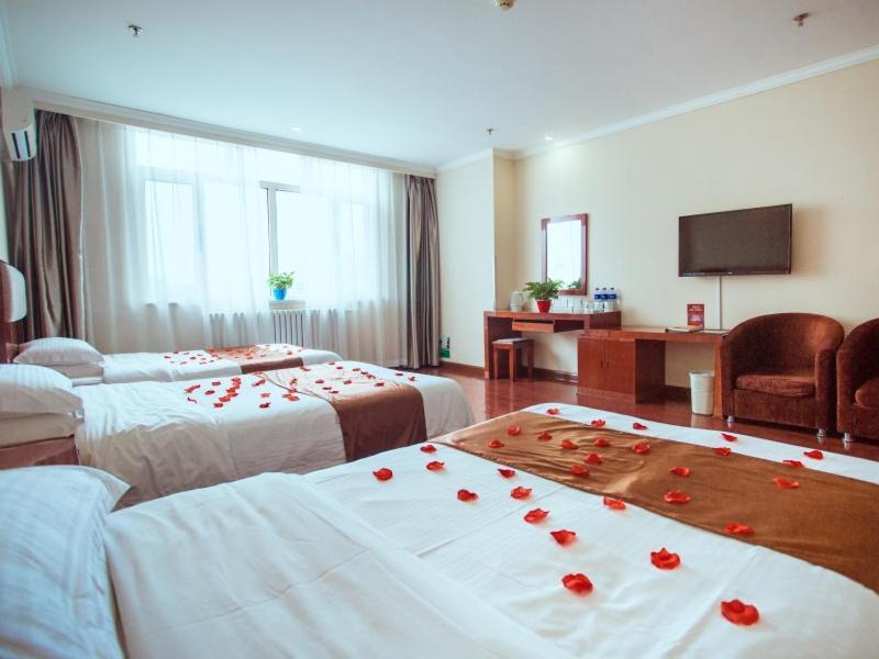 Greentree Inn Hebei Zhangjiakou Zhangbei Caoyuantian Rd Zhangku Avenue Express Hotel Exterior foto